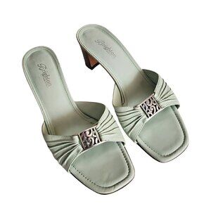 BRIGHTON Tarrah Slip On Chucky Heel Sandals